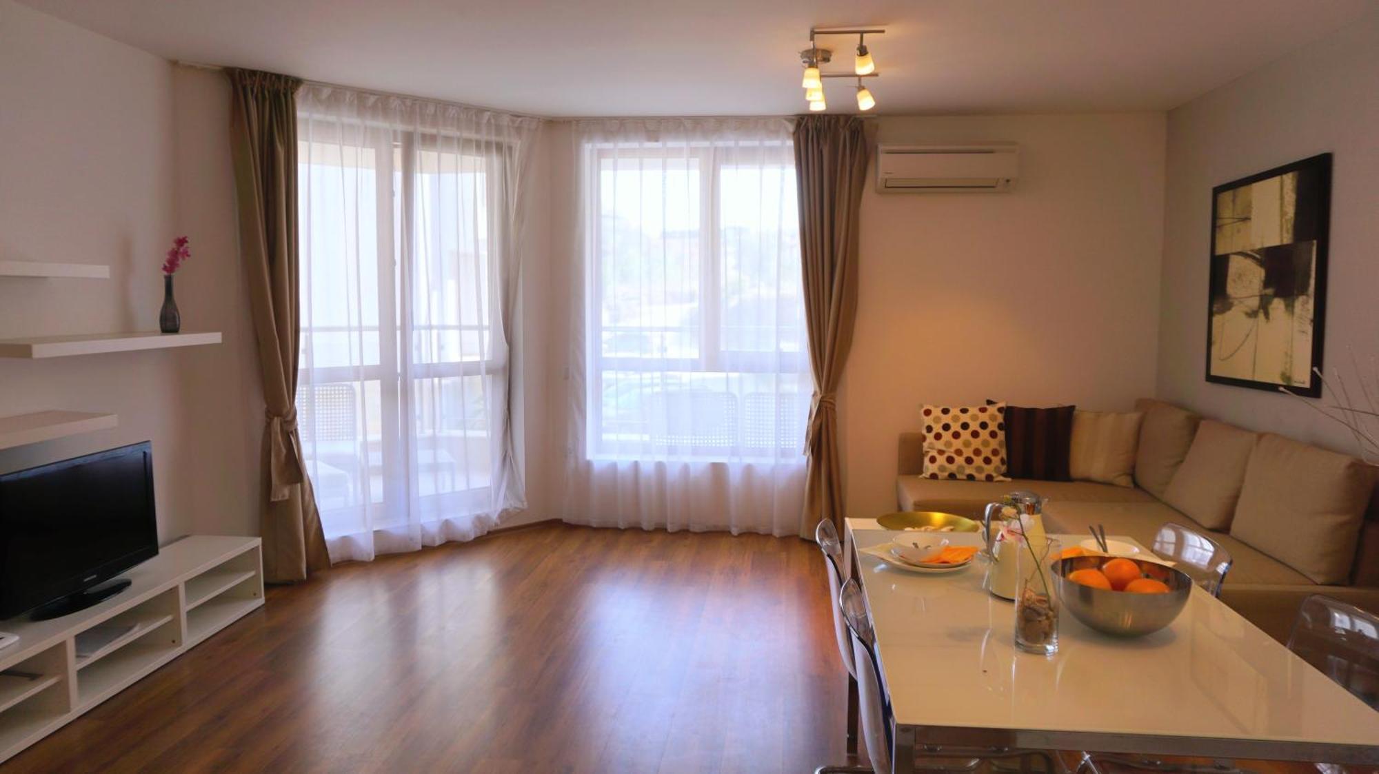 Апартаменти Бяла Клиф На Плажа - Apartments Byala Cliff First Line Bagian luar foto